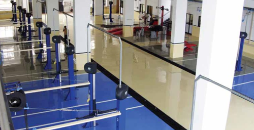 flooring solution for textile mill shop in India