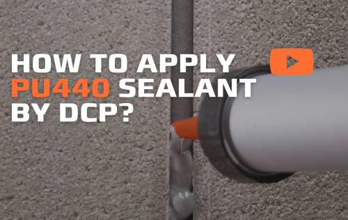 Applying DCP PU Sealant