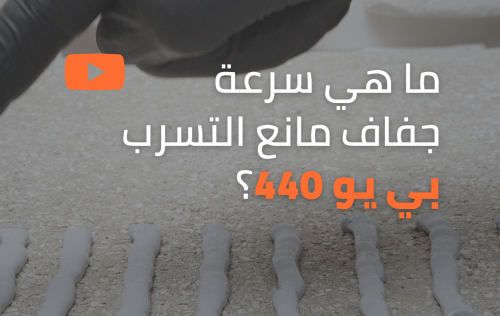 كم من الوقت يحتاج فليكس سيل بي يو 440 حتى يجف؟