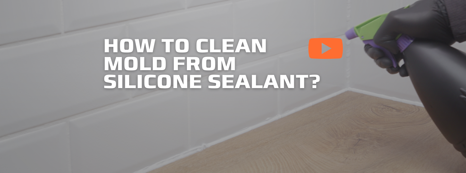HOW TO CLEAN MOLD FROM SILICONE SEALANT?