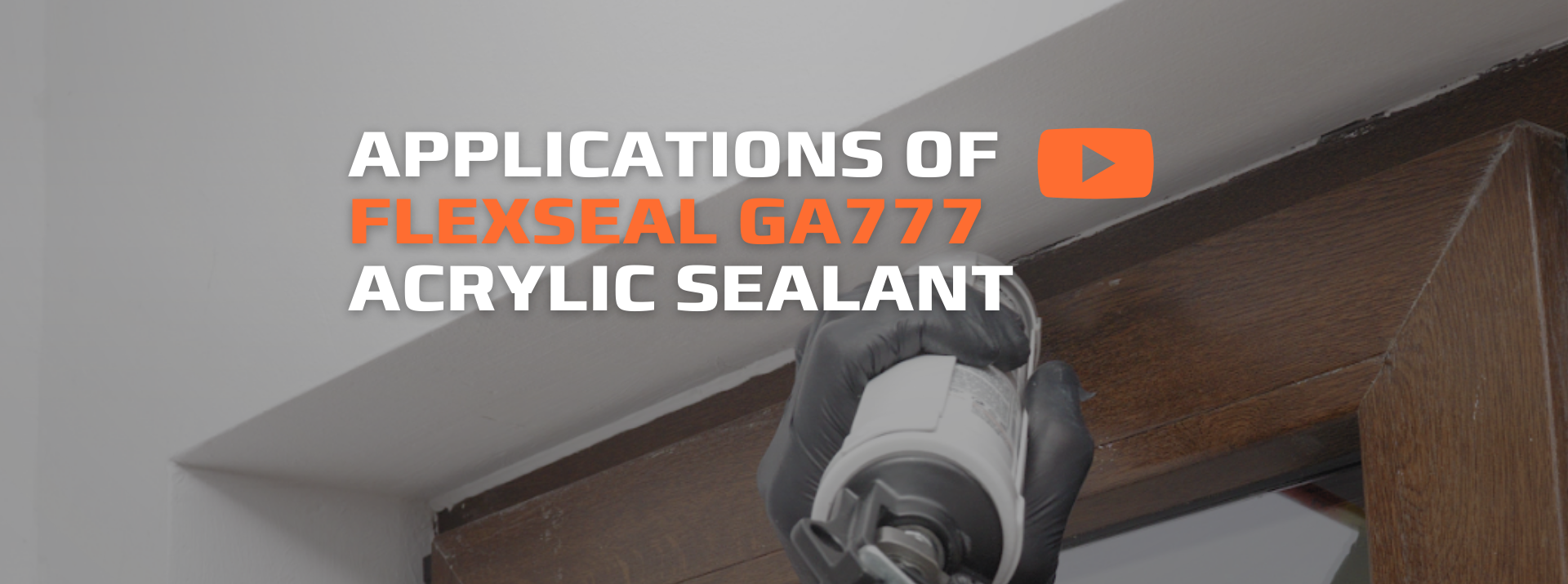 APPLICATIONS OF THE DCP GA777 ACRYLIC  SEALANT?