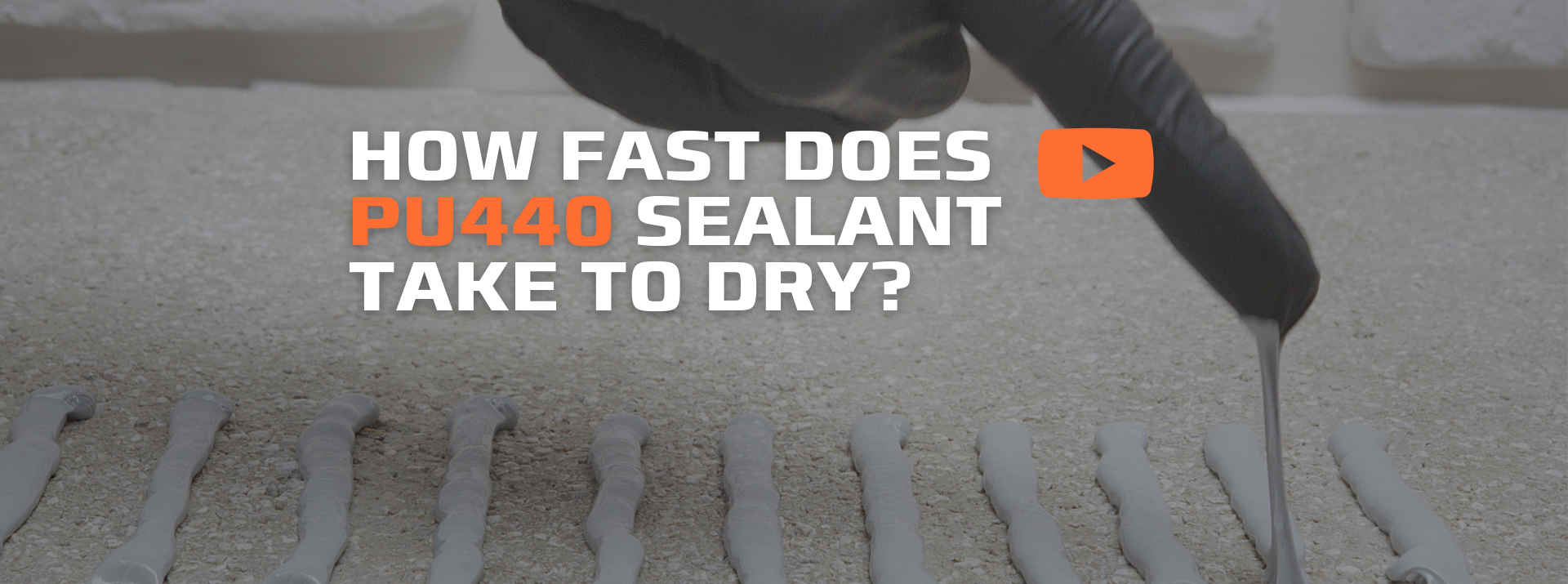 HOW FAST DOES DCP PU440 SEALANT DRY?