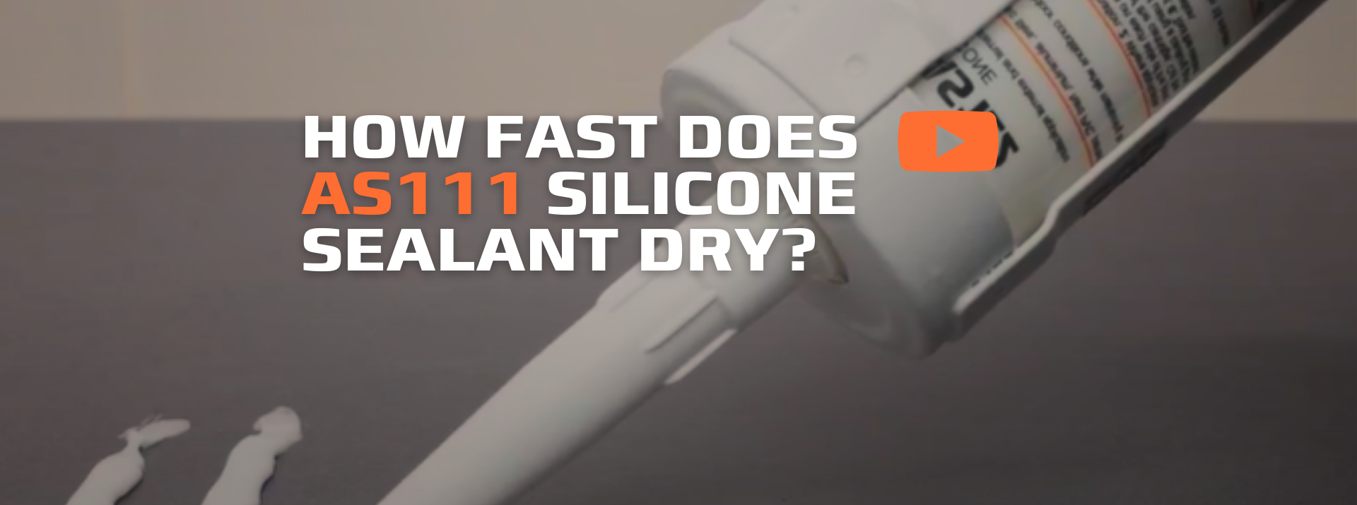 HOW FAST DOES DCP AS111 SILICONE SEALANT DRY?
